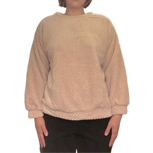 Fluffy Beige Sweater